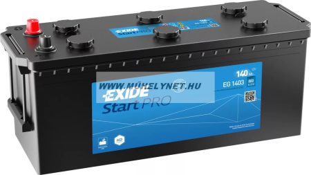 Exide Start Pro 140Ah 800A Bal+ akkumulátor