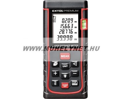 Lézeres távolságmérő 0,05m-80m-ig sok funkcióval