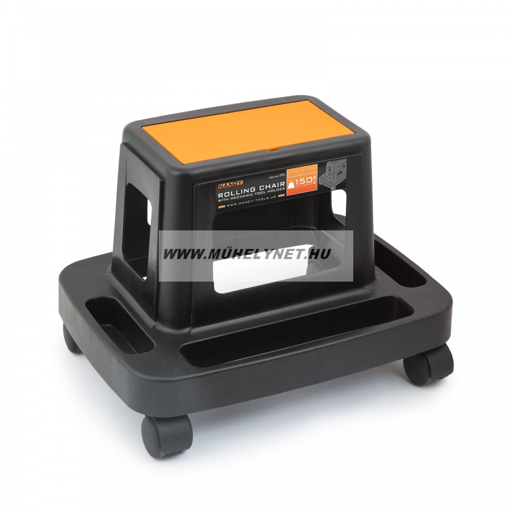 Image of Szerelőszék műanyag, szerszámtartóval