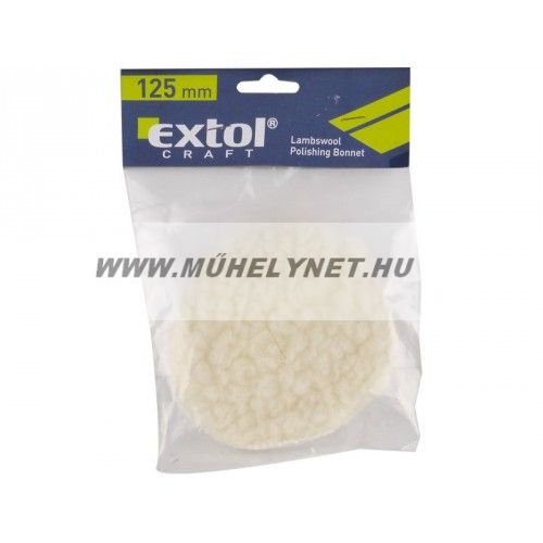 Image of Polírkorong fehér borjúbőr Extol Prémium 125 mm