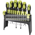 Image of csavarhúzó készlet 18 db-os állványon Extol Craft