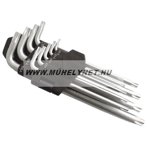 Image of torx kulcs készlet 9 db-os lyukas EXTOL PREMIUM