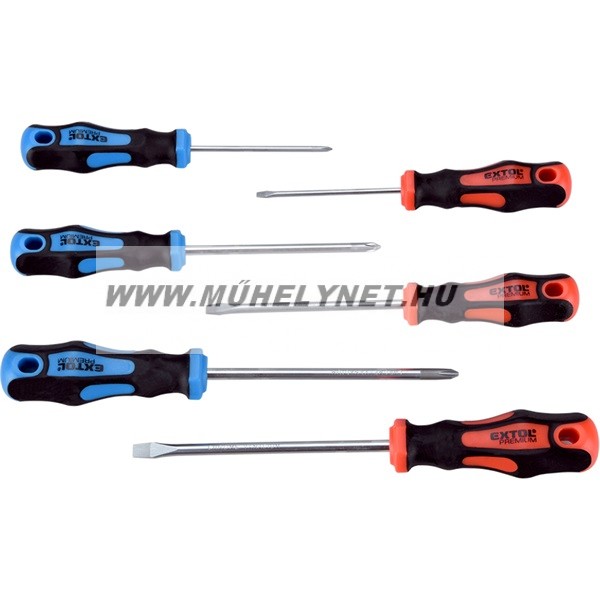 Image of csavarhúzó klt., 6db Extol Premium