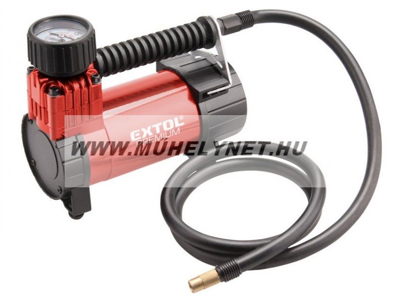 Image of Kompresszor kerékfújáshoz 12 V Extol Prémium olajmentes kivitel 6,9 bar