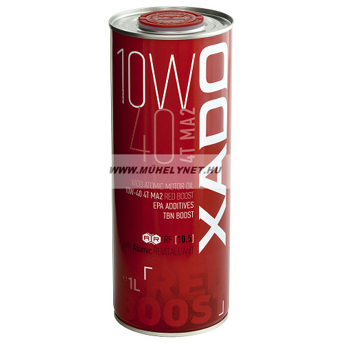 Image of XADO 10W40 4T MA2 red boost motorkerékpár, quad olaj